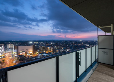 バルコニーからの眺望